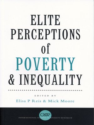 cover image of Elite Perceptions of Poverty and Inequality